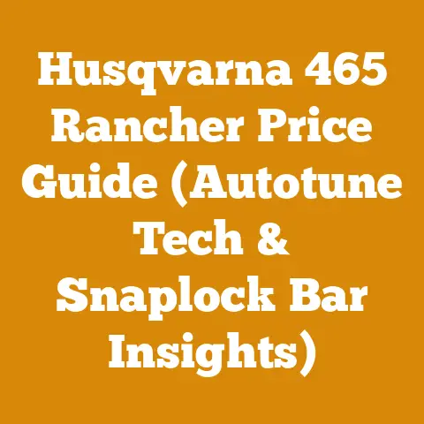 Husqvarna 465 Rancher Price Guide (Autotune Tech & Snaplock Bar Insights)