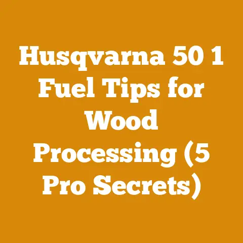 Husqvarna 50 1 Fuel Tips for Wood Processing (5 Pro Secrets)