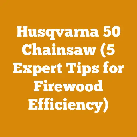 Husqvarna 50 Chainsaw (5 Expert Tips for Firewood Efficiency)