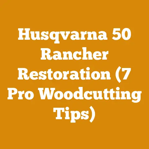 Husqvarna 50 Rancher Restoration (7 Pro Woodcutting Tips)