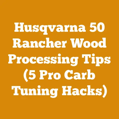 Husqvarna 50 Rancher Wood Processing Tips (5 Pro Carb Tuning Hacks)