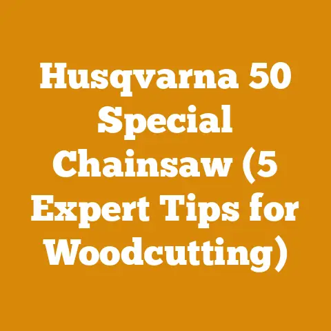 Husqvarna 50 Special Chainsaw (5 Expert Tips for Woodcutting)