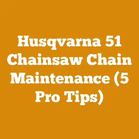 Husqvarna 51 Chainsaw Chain Maintenance (5 Pro Tips)