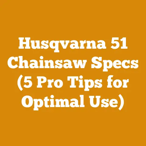 Husqvarna 51 Chainsaw Specs (5 Pro Tips for Optimal Use)
