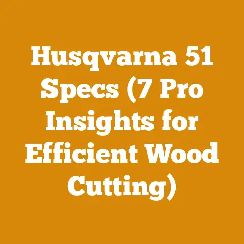 Husqvarna 51 Specs (7 Pro Insights for Efficient Wood Cutting)