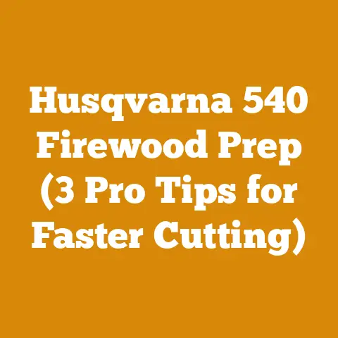 Husqvarna 540 Firewood Prep (3 Pro Tips for Faster Cutting)