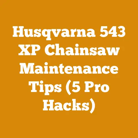 Husqvarna 543 XP Chainsaw Maintenance Tips (5 Pro Hacks)