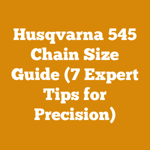 Husqvarna 545 Chain Size Guide (7 Expert Tips for Precision)