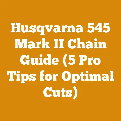 Husqvarna 545 Mark II Chain Guide (5 Pro Tips for Optimal Cuts)