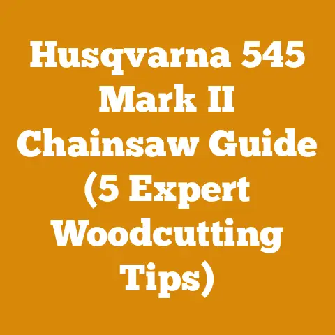 Husqvarna 545 Mark II Chainsaw Guide (5 Expert Woodcutting Tips)
