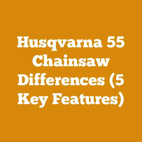 Husqvarna 55 Chainsaw Differences (5 Key Features)