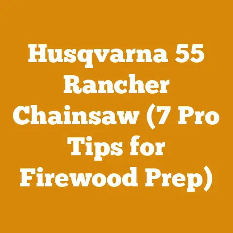 Husqvarna 55 Rancher Chainsaw (7 Pro Tips for Firewood Prep)