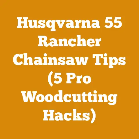 Husqvarna 55 Rancher Chainsaw Tips (5 Pro Woodcutting Hacks)