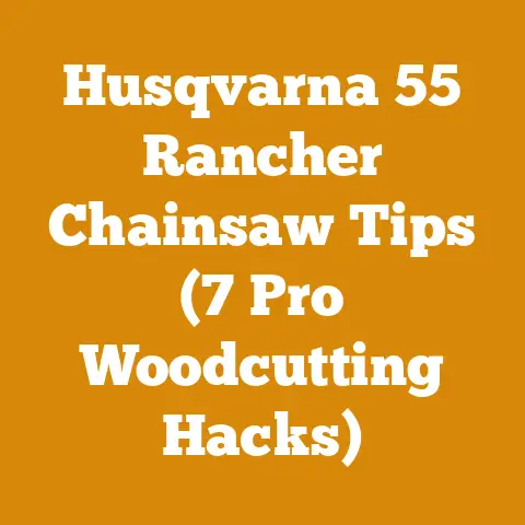 Husqvarna 55 Rancher Chainsaw Tips (7 Pro Woodcutting Hacks)