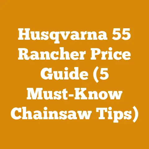 Husqvarna 55 Rancher Price Guide (5 Must-Know Chainsaw Tips)