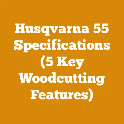 Husqvarna 55 Specifications (5 Key Woodcutting Features)