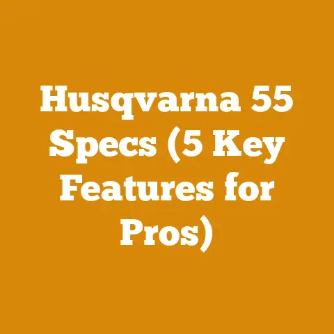 Husqvarna 55 Specs (5 Key Features for Pros)
