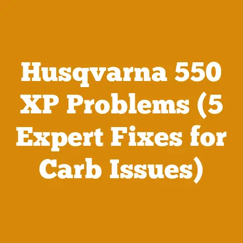 Husqvarna 550 XP Problems (5 Expert Fixes for Carb Issues)