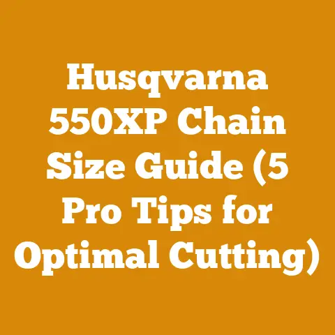 Husqvarna 550XP Chain Size Guide (5 Pro Tips for Optimal Cutting)