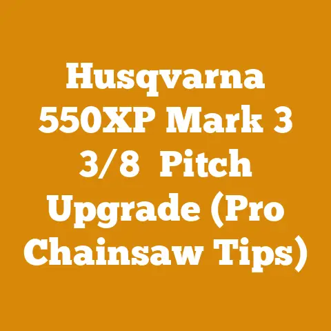 Husqvarna 550XP Mark 3 3/8″ Pitch Upgrade (Pro Chainsaw Tips)
