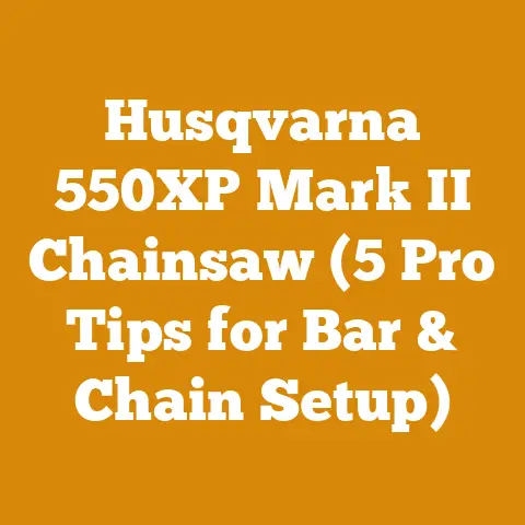 Husqvarna 550XP Mark II Chainsaw (5 Pro Tips for Bar & Chain Setup)