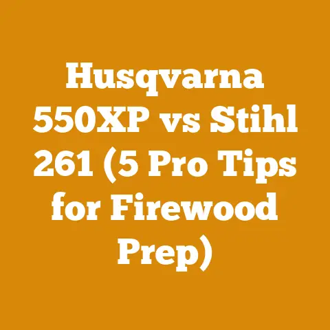 Husqvarna 550XP vs Stihl 261 (5 Pro Tips for Firewood Prep)