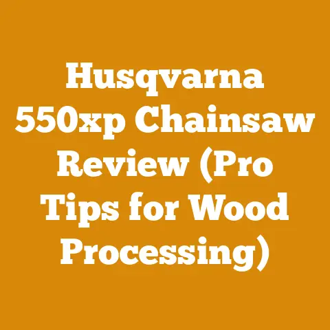 Husqvarna 550xp Chainsaw Review (Pro Tips for Wood Processing)