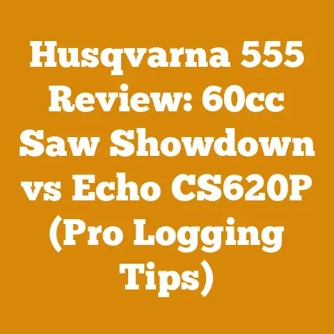 Husqvarna 555 Review: 60cc Saw Showdown vs Echo CS620P (Pro Logging Tips)
