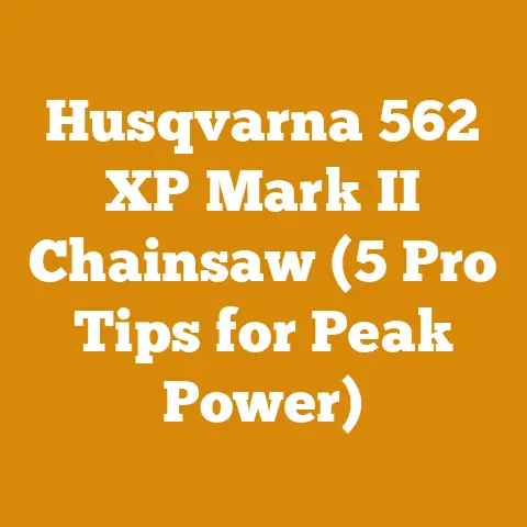 Husqvarna 562 XP Mark II Chainsaw (5 Pro Tips for Peak Power)