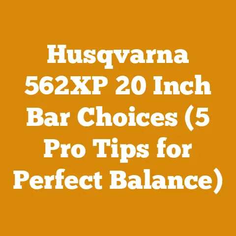 Husqvarna 562XP 20 Inch Bar Choices (5 Pro Tips for Perfect Balance)