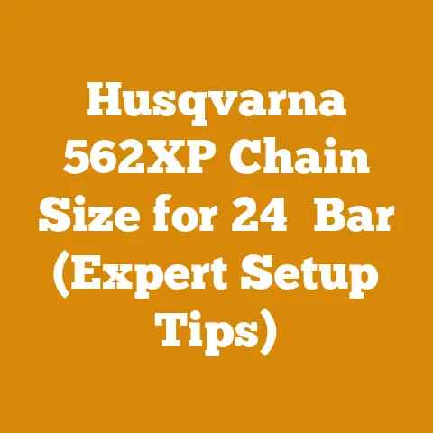 Husqvarna 562XP Chain Size for 24″ Bar (Expert Setup Tips)