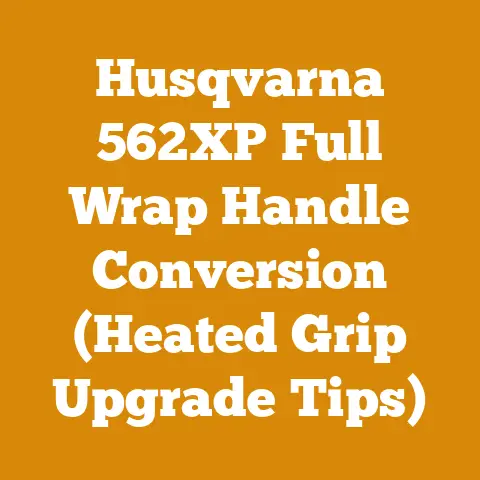 Husqvarna 562XP Full Wrap Handle Conversion (Heated Grip Upgrade Tips)