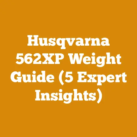 Husqvarna 562XP Weight Guide (5 Expert Insights)