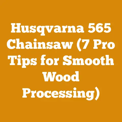 Husqvarna 565 Chainsaw (7 Pro Tips for Smooth Wood Processing)