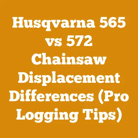 Husqvarna 565 vs 572 Chainsaw Displacement Differences (Pro Logging Tips)