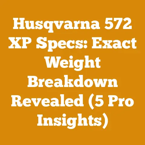 Husqvarna 572 XP Specs: Exact Weight Breakdown Revealed (5 Pro Insights)