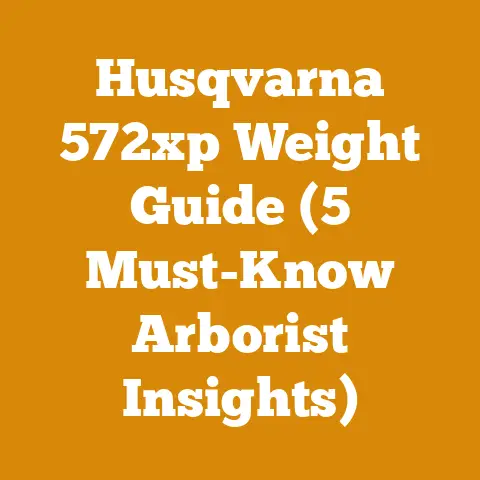Husqvarna 572xp Weight Guide (5 Must-Know Arborist Insights)