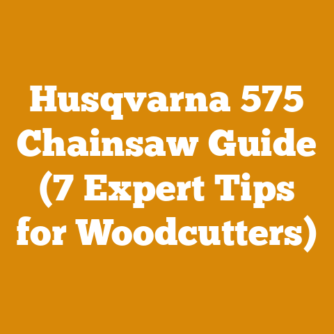Husqvarna 575 Chainsaw Guide (7 Expert Tips for Woodcutters)