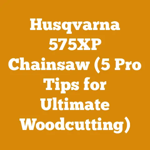 Husqvarna 575XP Chainsaw (5 Pro Tips for Ultimate Woodcutting)
