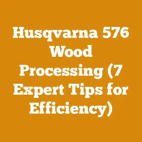 Husqvarna 576 Wood Processing (7 Expert Tips for Efficiency)