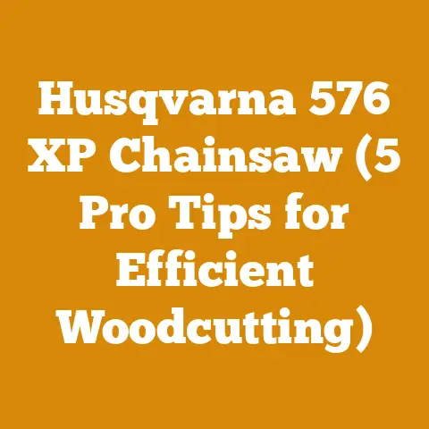 Husqvarna 576 XP Chainsaw (5 Pro Tips for Efficient Woodcutting)