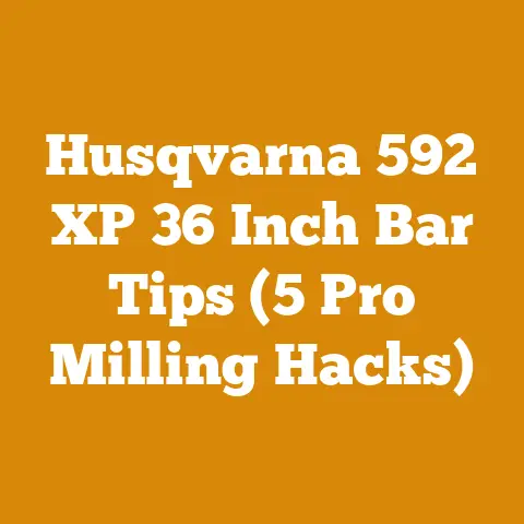 Husqvarna 592 XP 36 Inch Bar Tips (5 Pro Milling Hacks)