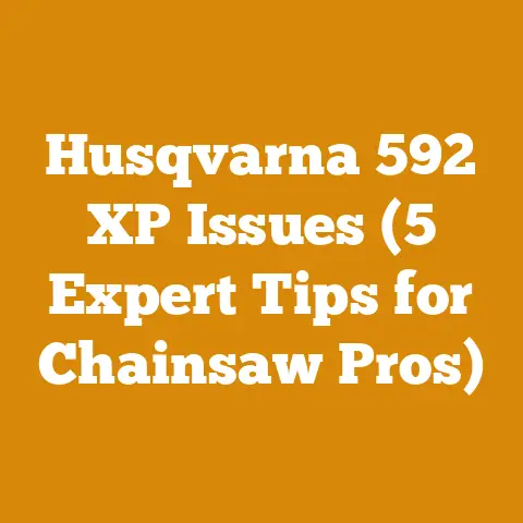 Husqvarna 592 XP Issues (5 Expert Tips for Chainsaw Pros)