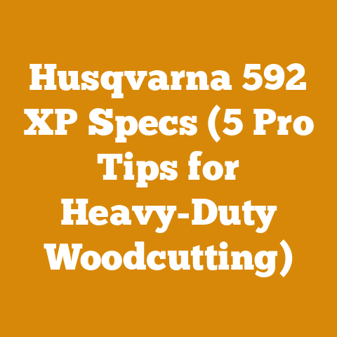 Husqvarna 592 XP Specs (5 Pro Tips for Heavy-Duty Woodcutting)