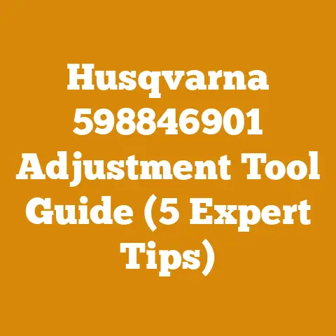 Husqvarna 598846901 Adjustment Tool Guide (5 Expert Tips)