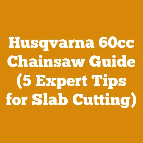 Husqvarna 60cc Chainsaw Guide (5 Expert Tips for Slab Cutting)