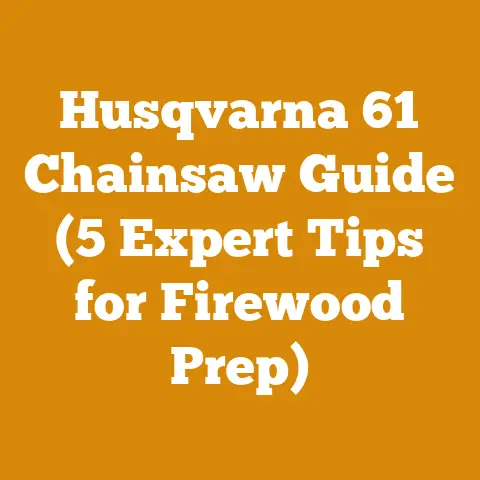 Husqvarna 61 Chainsaw Guide (5 Expert Tips for Firewood Prep)