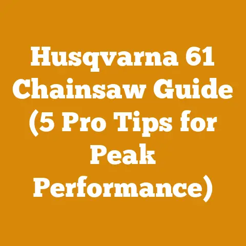 Husqvarna 61 Chainsaw Guide (5 Pro Tips for Peak Performance)