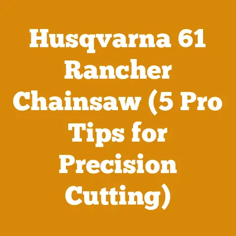 Husqvarna 61 Rancher Chainsaw (5 Pro Tips for Precision Cutting)