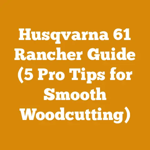 Husqvarna 61 Rancher Guide (5 Pro Tips for Smooth Woodcutting)